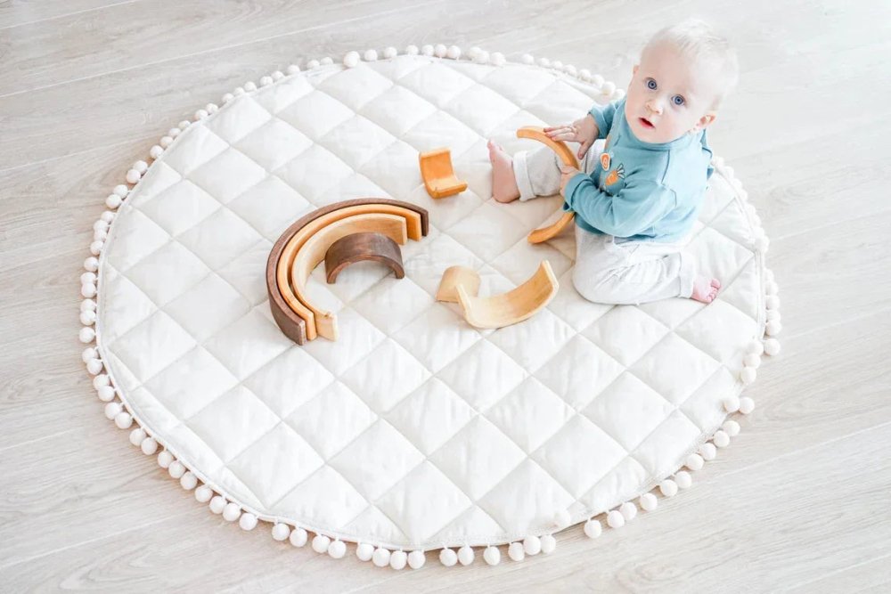 Quilted Baby Play Mat Baby Rug - myhomestore.com.pk