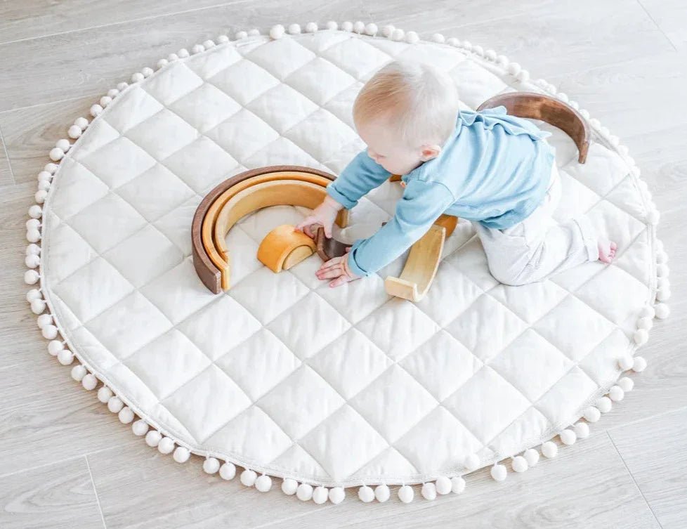 Quilted Baby Play Mat Baby Rug - myhomestore.com.pk
