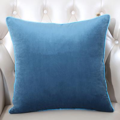 Velvet Cushion Cover(Light Blue)