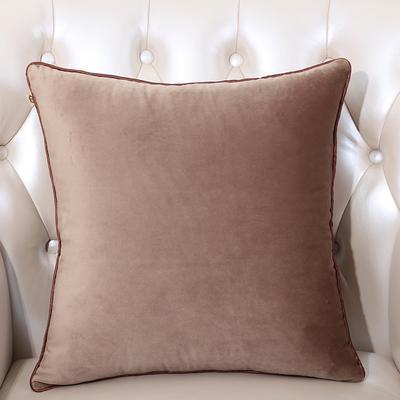 Velvet Cushion Cover (Brown)