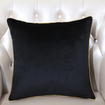 Velvet Cushion Cover(Black)