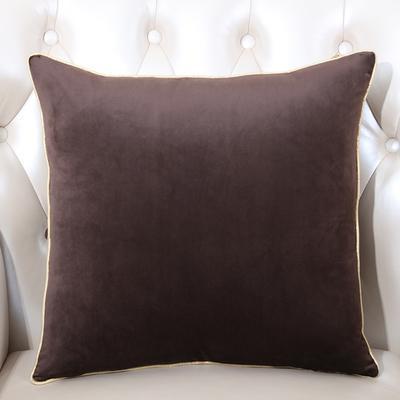 Velvet Cushion Cover (Dark brown)