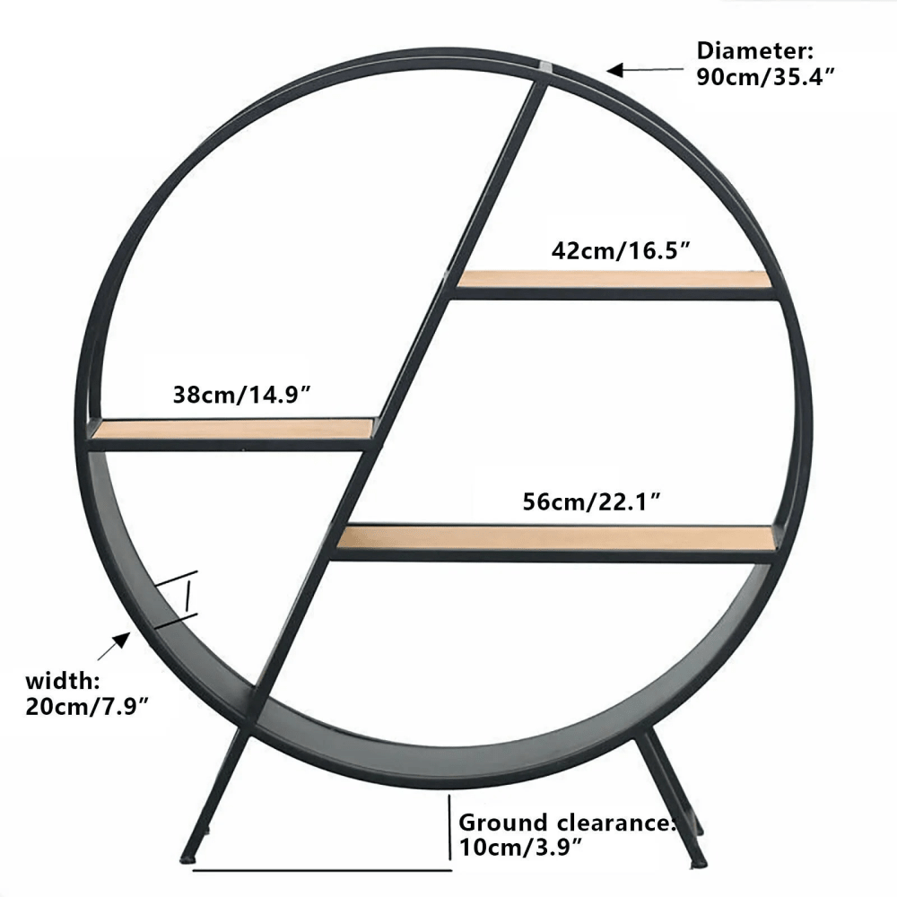 Small Round Unit Round Shelf Unit
