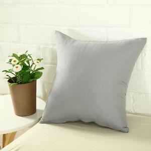 Cotton Cushion Cover (light grey)