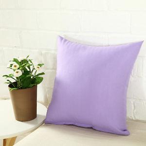 Cotton Cushion Cover  (light Purple)