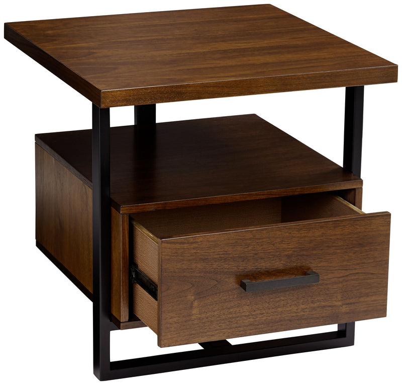 1-Drawer Modern End Table Side Table