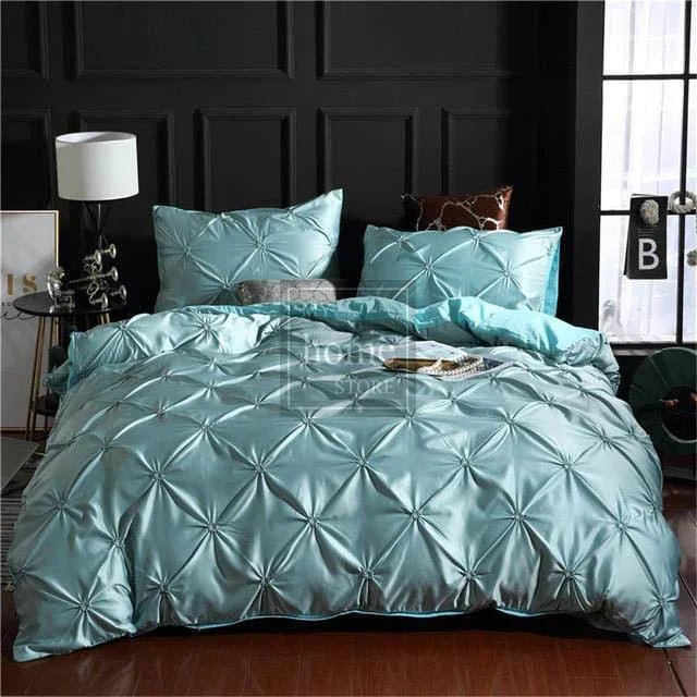Silk Pintuck Duvet Set - myhomestore.com.pk