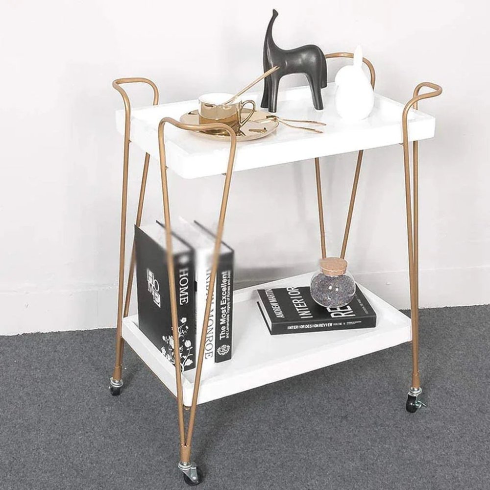 Simple European Dining Cart Trolley - myhomestore.com.pk