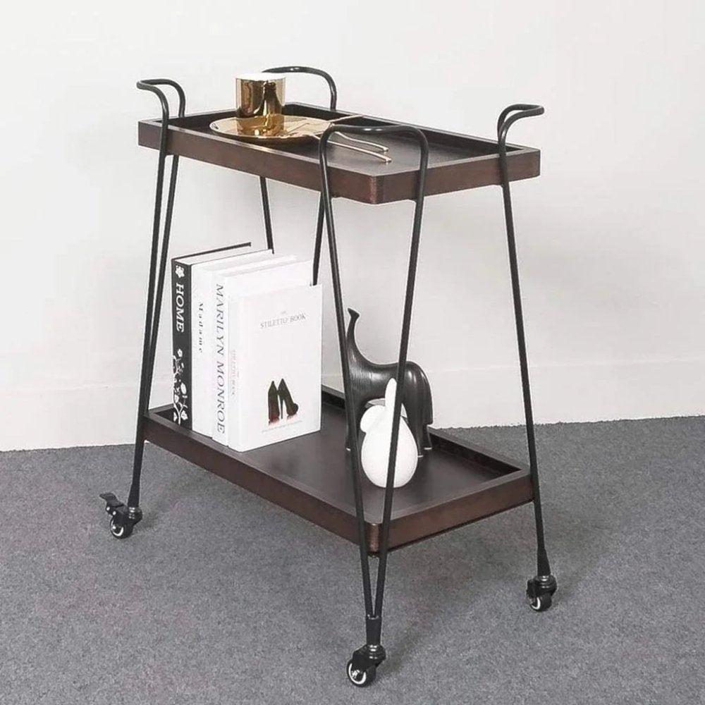 Simple European Dining Cart Trolley - myhomestore.com.pk