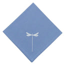 Sky Blue Mats With Off White Dragonfly Embroidered - myhomestore.com.pk