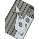 Slim Grey with Monstera Leaf Mats - myhomestore.com.pk
