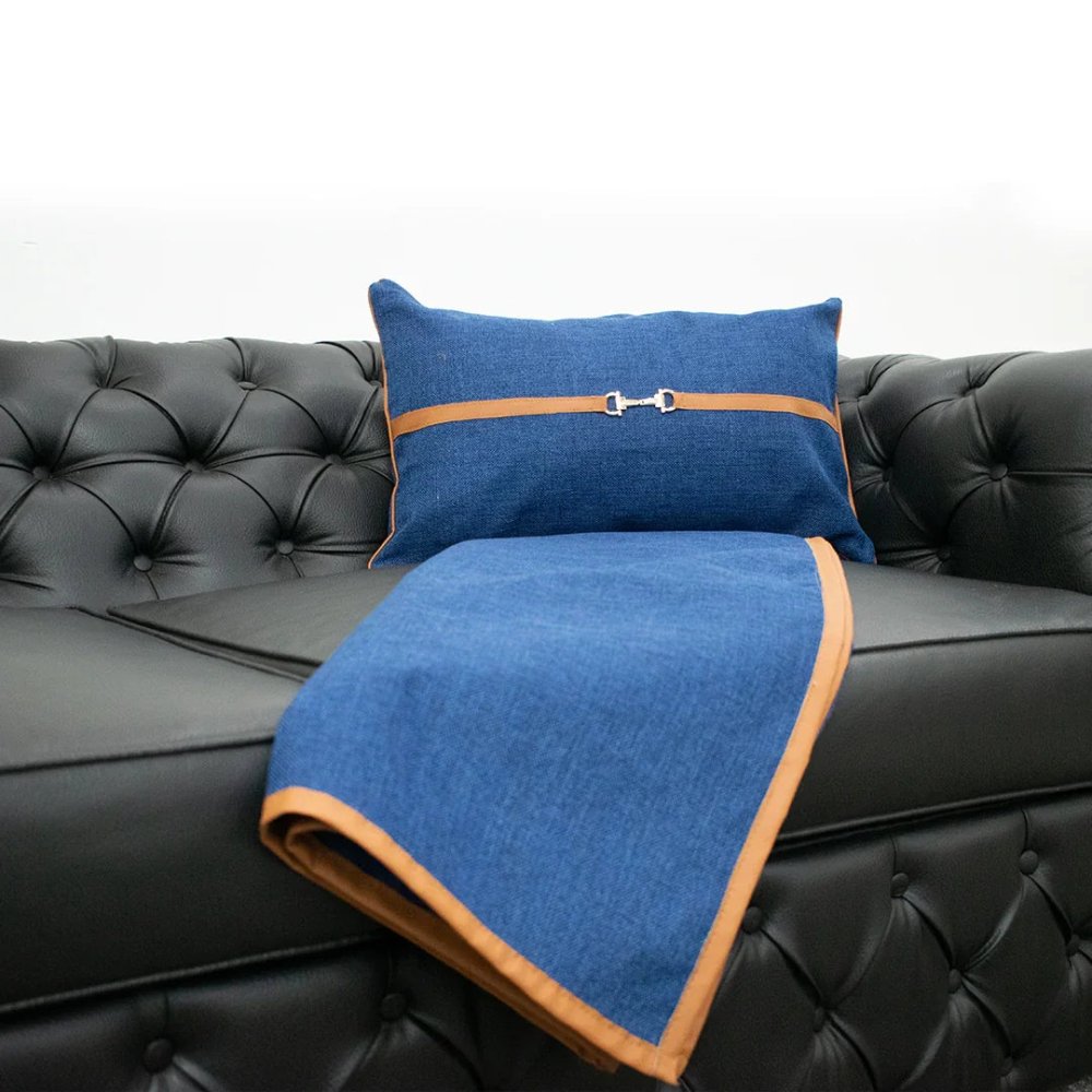 Sofa Throw (Blue) - myhomestore.com.pk