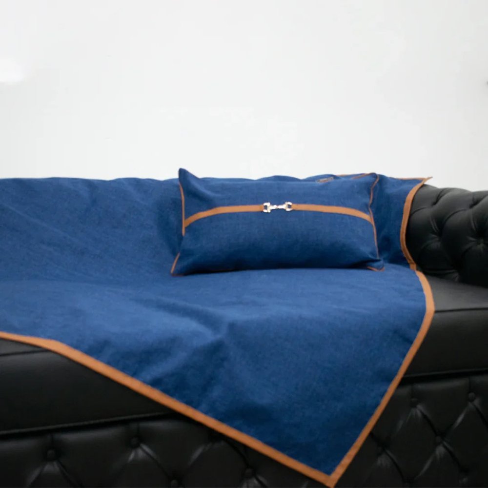 Sofa Throw (Blue) - myhomestore.com.pk