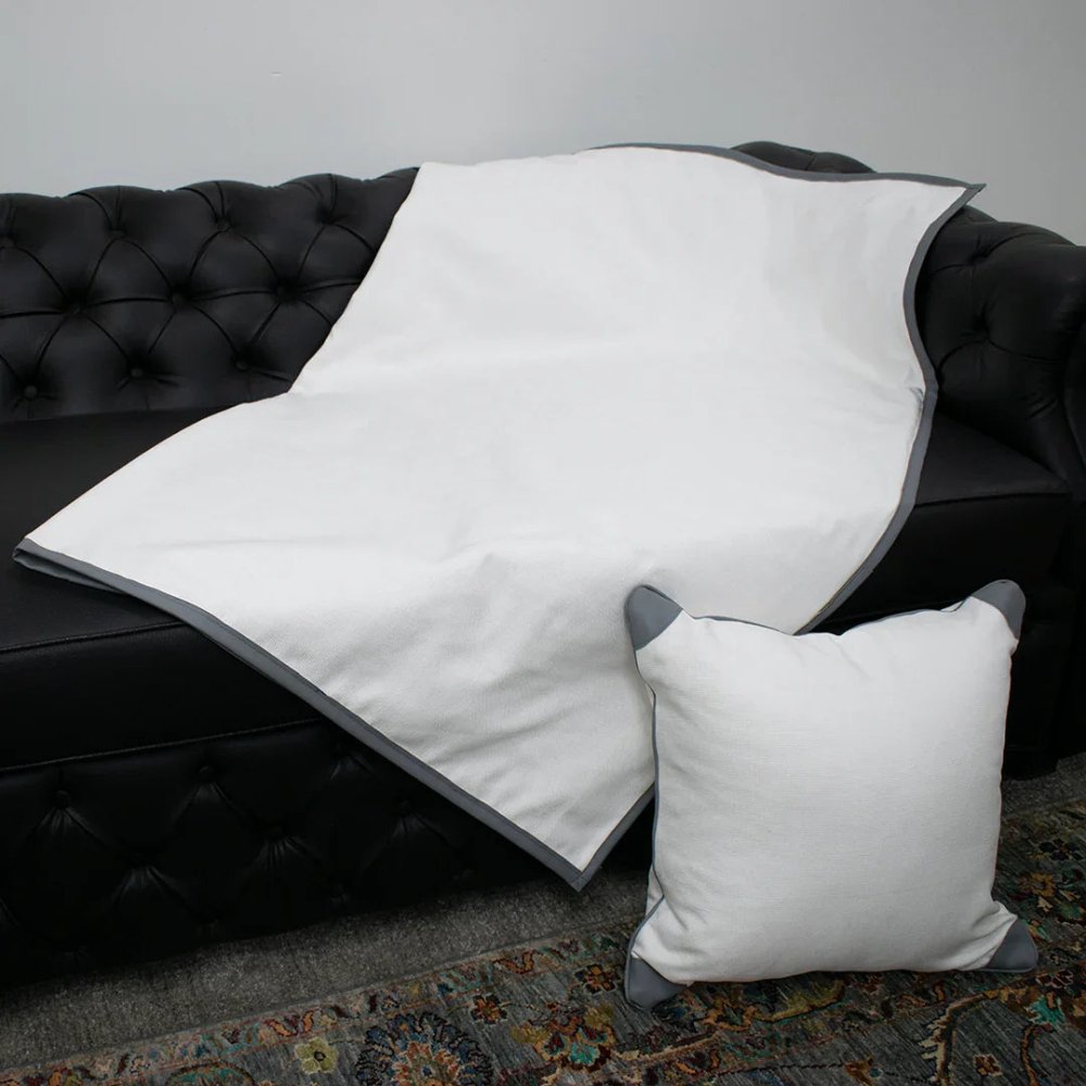 Sofa Throw ( White ) - myhomestore.com.pk