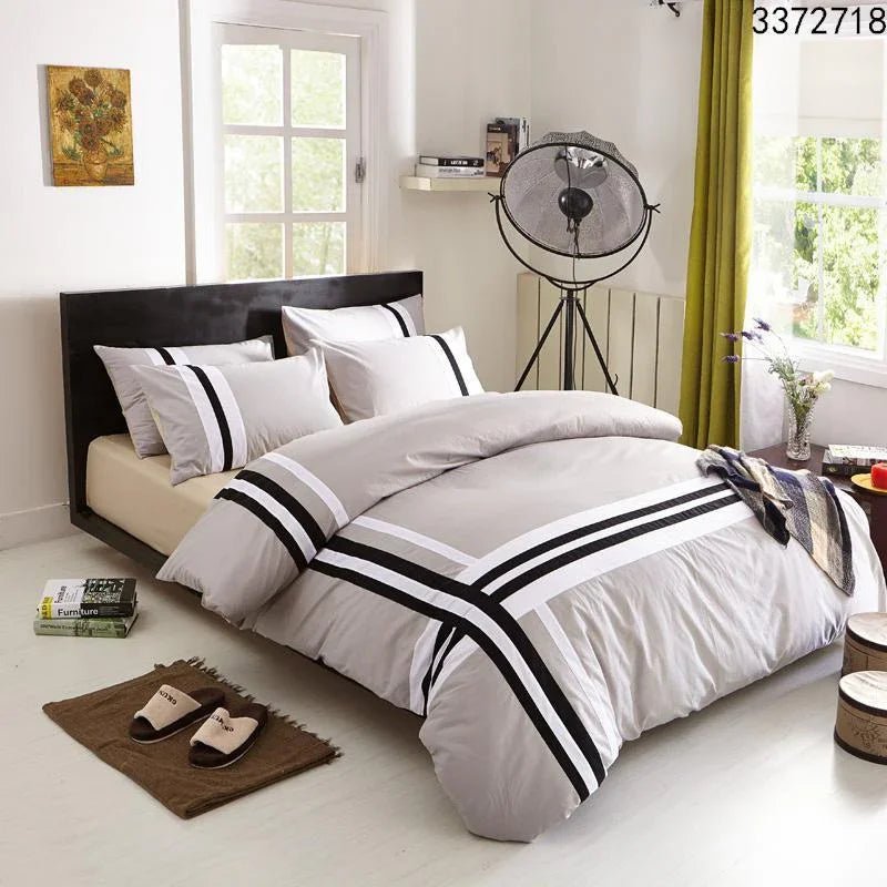 Stylish Stripe Duvet Sets - myhomestore.com.pk