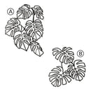 The large Monstera leaves Metal Wall Decor - myhomestore.com.pk