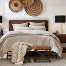 Tufted Leather Stool - myhomestore.com.pk