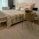 Velvet Tufted Bassinet Baby Cot - myhomestore.com.pk