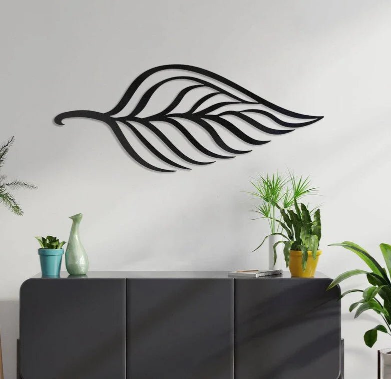 Wall hanging leaf Metal Wall Decor - myhomestore.com.pk