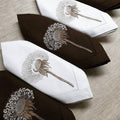 White Snowflake Dandelion Mats - myhomestore.com.pk