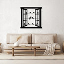WINDOW AND BIRDS - Metal Wall Decor - myhomestore.com.pk