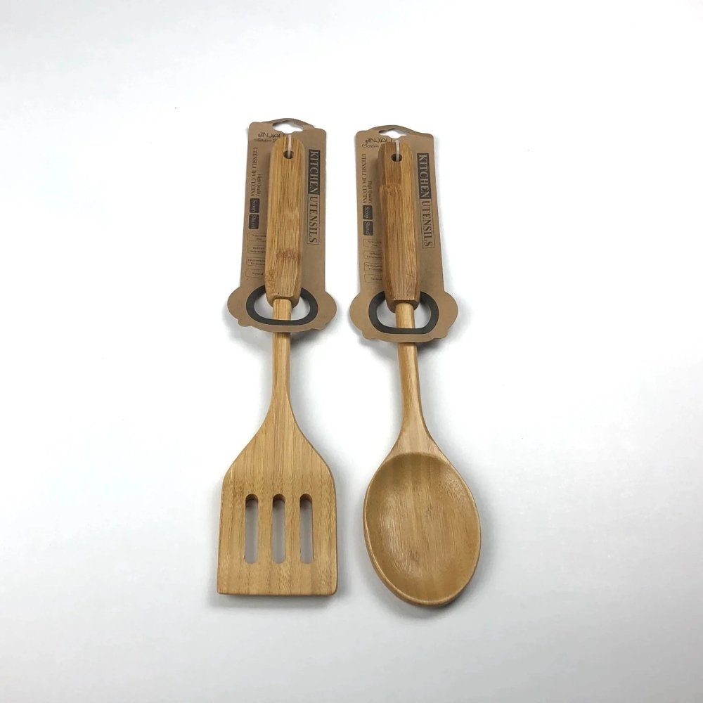 Wooden Cooking Spoons And Spatulas - Jinjiali Golden Bamboo - myhomestore.com.pk