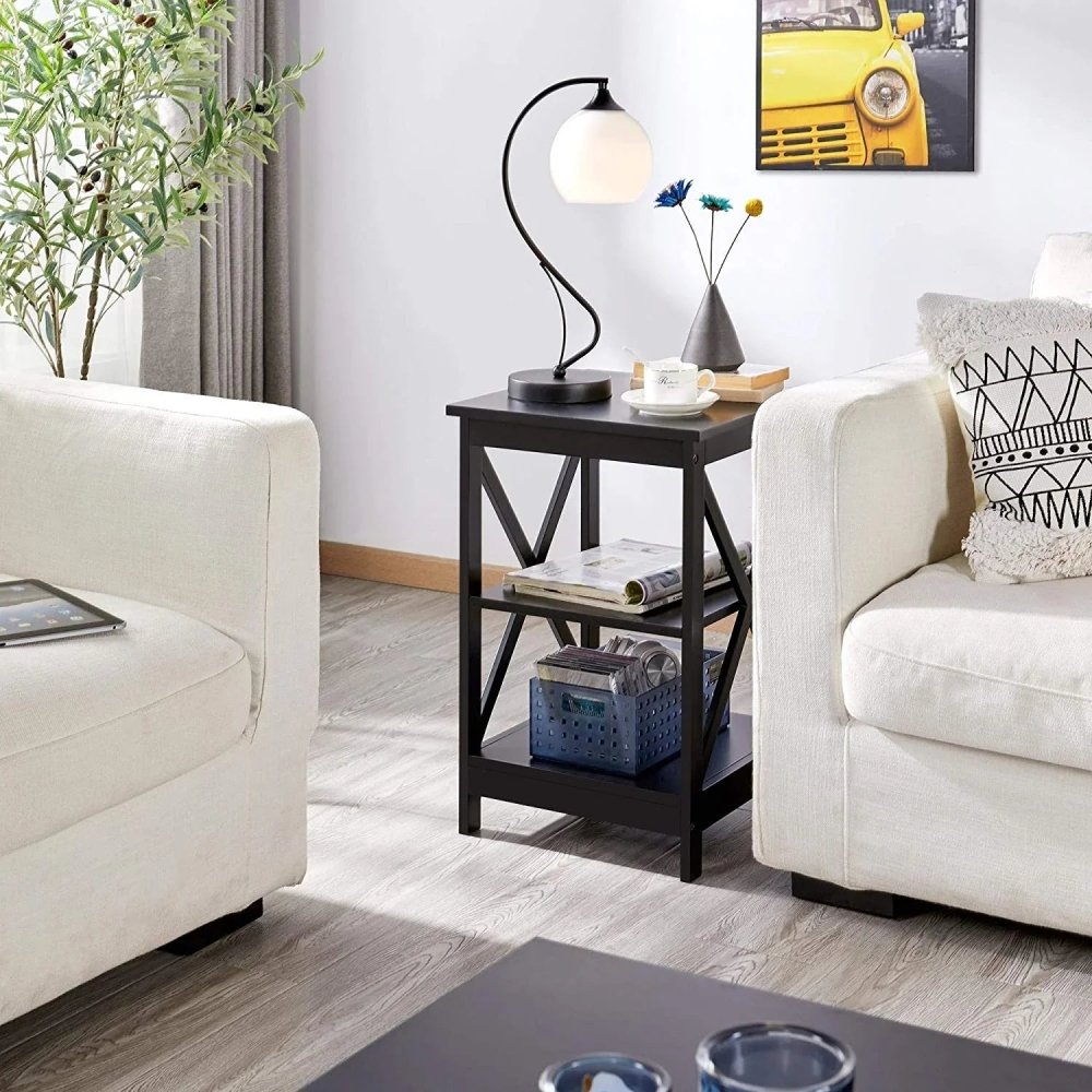 X - Design center Table with Side Table Black - myhomestore.com.pk
