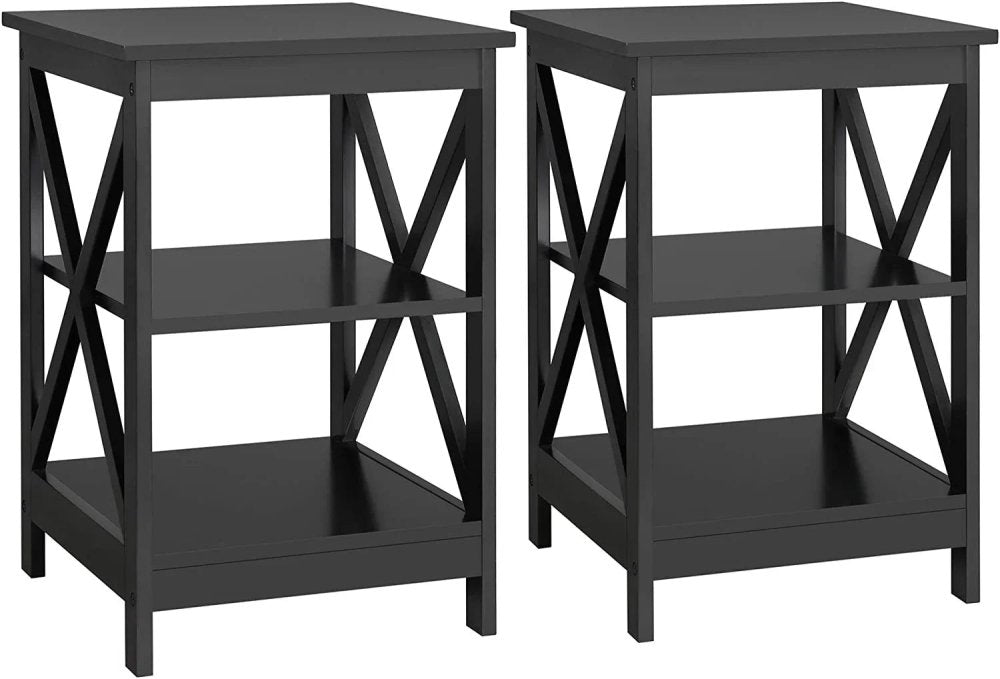 X - Design center Table with Side Table Black - myhomestore.com.pk